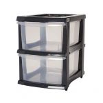 Taurus Storage Organiser 2 Drawer Grey | 61-384230