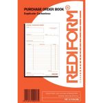 Rediform Book Purchase Order R/purchbook Duplicate 50 Leaf | 61-437335