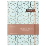 Matilda Myres Notebook Rose Gold Foil Mint A5 192 Page My20-05 | 61-441618