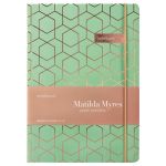 Matilda Myres Notebook Rose Gold Foil Sage A5 192 Page My20-08 | 61-441621