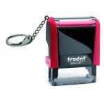 Trodat Printy 4911 Red Inc Key Ring | 61-4911RKR