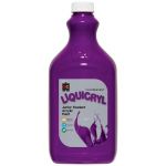 Fluoro Liquicryl Junior Acrylic Paint 500ml Purple | 61-555855