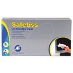 Af Safetiss Lint Free Single Ply Paper Wipes Box - 200 | 77-ASTI200