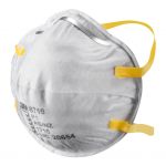 3m Respirator Classic 8710 Cupped Standard White P1, Pack Of 20 | 68-10080