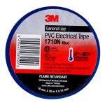 3m Electrical Tape 1710n-bu Pvc 18mm X 20m Blue | 68-10101