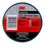 3m Electrical Tape 1710n-gr Pvc 18mm X 20m Green | 68-10102