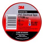 3m Electrical Tape 1710n-re Pvc 18mm X 20m Red | 68-10103