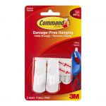 Command Hook 17002 Small White, Pack Of 2 | 68-10324