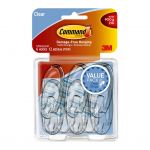 Command Hook 17091clr-vp-6 Medium Clear Value, Pack Of 6 | 68-10337