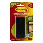 Command Picture Hanging Strips 17206blk Large Black, Pack Of 4 Sets | 68-10365