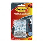 Command Cord Organisers 17303clr Large Clear, Pack Of 2 | 68-10369