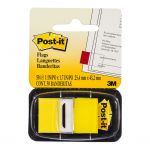 Post-it Flags 680-5 Singles Yellow 25x43mm Pkt/50 | 68-10452