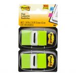 Post-it Flags 680-bg2 25x43mm Bright Green, Pack Of 2 | 68-10455