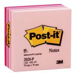 Post-it Notes Memo Cube 2028-p Pink 76x76mm 450 Sheet Cube | 68-10518