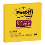 Post-it Super Sticky Notes 654-ssmpdq 76x76mm Assorted, Pack Of 18 | 68-10551