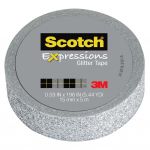 Scotch Expressions Glitter Washi Tape C514-sil 15mm X 5m Silver | 68-10704