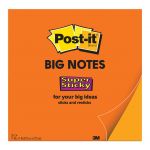 Post-it Super Sticky Big Notes Bn11 Orange 279x279mm 30 Sheet Pad | 68-10735