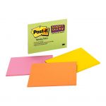 Post-it Super Sticky Lined Notes 660-ss 101x152mm Assorted Pad | 68-10739