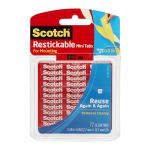 Scotch Restickable Mounting Tabs R103 13x13mm, Pack Of 72 | 68-10820