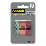 Scotch Washi Tape C617-3pk-cpr Foil Copper 15mmx7m, Pack Of 3 | 68-10945