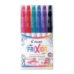 Pilot Frixion Colours Erasable Markers, Pack Of 6 (sw-fc-s6) | 68-20251