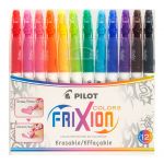 Pilot Frixion Colours Erasable Markers, Pack Of 12 (sw-fc-s12) | 68-20252