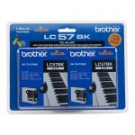 Brother Lc57 Black Twin Pack | 70-B57BT