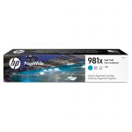 Hp #981x Cyan Ink Cart L0r09a | 70-HI981CXL